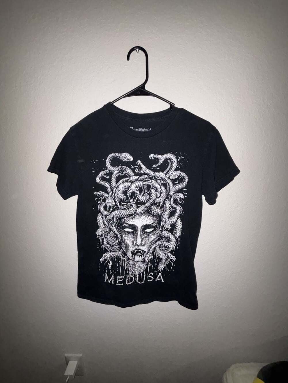 VampireFreaks Medusa Graphic Print Black T-Shirt